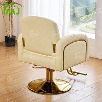 Chaise de barbier pivotante pour coiffeurs, chaise d'attente pour salon de coiffure