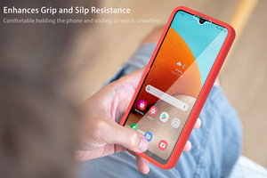 Funda Protectora para <span class=keywords><strong>Galaxy</strong></span> <span class=keywords><strong>A32</strong></span> 4G, Cobertura Total 360, Color en Contraste, Protector de Pantalla Integrado, Suave y Resistente a Golpes, para <span class=keywords><strong>Samsung</strong></span> <span class=keywords><strong>Galaxy</strong></span> A52 A72 A22 - Product Image 6