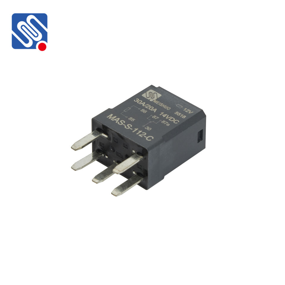 Meishuo MAS-S-112-C 30a/20A 14VDC Small 12v Relay Automotive Micro Rele