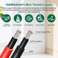 IP67 Wasserdichtes PVC-Solar-PV-Verlängerungskabel 4mm2 6mm2 Kompatibel für Panelverbindung