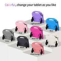 Étui pour tablette avec béquille Eva pour enfants pour iPad A16 11e génération (2025)/iPad 10e génération 10,9 (2022) Poignée pratique Supports pour pouces Nouvelle housse de tablette