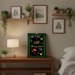 Pizarra LED Vevor de 16 x 12 pulgadas, tablero de mensajes iluminado para decoración del hogar - Product Image 2