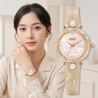 Asta Montre Quartz Femme Acétate Étanche Fait Main Style Coréen Design Exquis Gracieux Logo Marché UE OEM