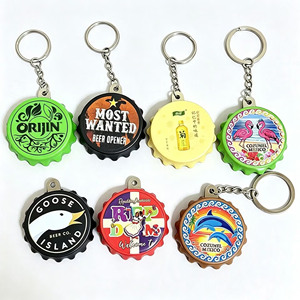 Décapsuleur personnalisé en forme de bouchon de bouteille de bière avec porte-clés – Cadeaux promotionnels créatifs pour fêtes, bars et mariages - Product Image 5