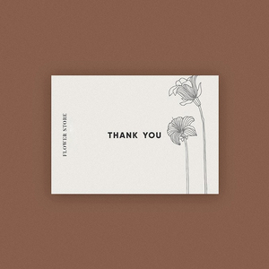 custom printing chic modern greeting card packaging box business for customer paper thank you card