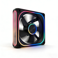 Ventilador de PC AntarcChill ARGB de 120 mm con Control PWM, 5V 3 Pines, RGB Direccionable, para Refrigeración de CPU y Caja de PC Gaming, Alto Flujo de Aire