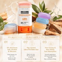Déodorant corporel en stick sans aluminium, parfumé, format mini rouge à lèvres, contrôle des odeurs, format voyage, vente en gros, OEM, 48H