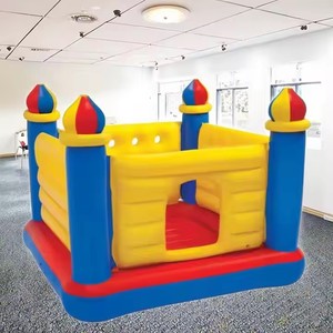 Château gonflable Naughty <span class=keywords><strong>Fort</strong></span> avec musique, piscine à sauts et rebondissements pour jeux en plein air, matériau PVC, capacité 150 kg pour enfants - Product Image 1