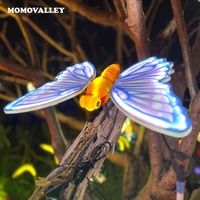 Momovalley Papillons Bioniques LED Dynamiques Étanche à Effet Spectaculaire pour Décoration Extérieure Jardin Noël