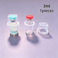 Boîtes personnalisées pour flacons en plastique transparent de 3 ml*13 ml*3-10 ml*2, étuis de rangement pour flacons Cillin, étuis de voyage, matériaux recyclés, porte-flacons