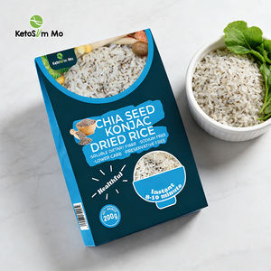 Groothandelsprijs Afvallenvriendelijke Maaltijdvervanger Shirataki Rijst Chia Zaden Konjac Gedroogde Rijst - Product Image 1