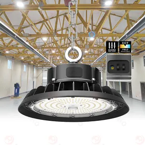 High Efficiency End Industrial 100W 200W Watt Power Adjustable 200lm/w LED High Bay Lights