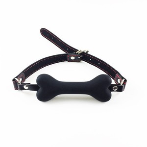 Sm Nine Piece Set Black Leather <b>Cuffs</b> Collar Gag Blindfold Rope <b>Earrings</b> With Storage Bag For Adult Play - Product Image 3