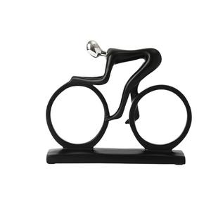 Nórdico <span class=keywords><strong>Simple</strong></span> resina moderna bicicleta ciclista estatua bicicleta jinete estatua estatuilla Oficina sala de estar Decoración - Product Image 5