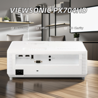Projecteur DLP ViewSonic PX704HD 1080P Full HD, luminosité 4000 ANSI lumens, pour cinéma maison et usage professionnel