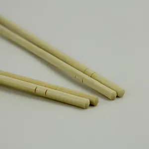 Runde und spitze Essstäbchen Einweg-Bambus-Essstäbchen Einweg-Holz mit Logo