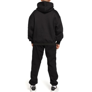 Casual Gym Customized Zip up Hoodie Jogger Set Sweatsuit <b>Plain</b> Activewear Wholesale Fleece Sport Set Men <b>Tracksuits</b> - Product Image 5