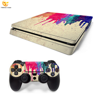 Autocollants personnalisés pour manette de jeu, accessoires pour PS4 Slim, autocollant de protection
