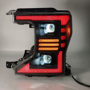 Nouveaux phares LED pour F250 2020-2022 Super Duty, 6000K, 12V, 100W, 6000LM, lumineux - Product Image 4