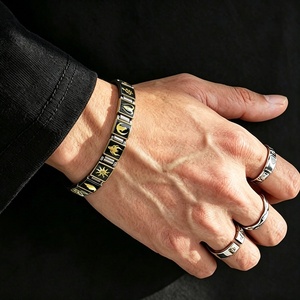 Pulsera Modular de Acero Inoxidable Estilo Gótico Punk Italiano con Forma de Animal, Multifuncional, DIY, Ensamblaje Libre - Product Image 2