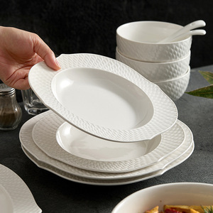 Scandinavian Style Luxury Household Ceramic Tableware <b>Set</b> Wedding Suitable Bowl Plate Mug Stoneware <b>Dinnerware</b> Gift <b>Set</b> - Product Image 4