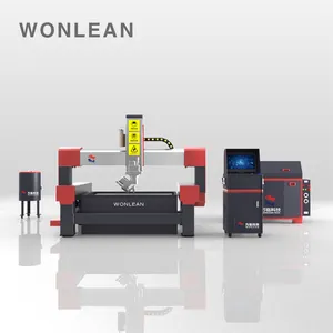 Wonlean Độ chính xác cao hoàn toàn tự động CNC 5 trục máy bay phản lực nước máy cắt