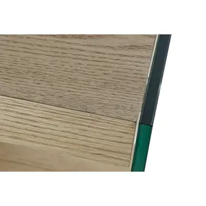 Buffet de Cristal MDF 160X45X80 Marrón Claro - Product Image 2