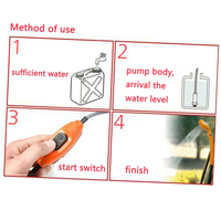Kit de douche d'extérieur Portable 12V Camping avec pompe à eau câble de 6 mètres avec prise allume-cigare Max 2,5 l