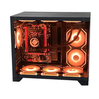 PCOOLING vente en gros nouveau style Atx étui haute qualité PC de jeu ordinateur de bureau châssis de jeu étui pour PC Atx