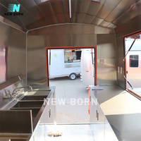 Nouveau-né American Standard Fast Food Taco Truck Populaire Street Food Van Cuisine complète Caravane électrique Vente pour application de bonbons