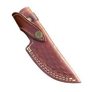 Handmade Outdoor <b>Leather</b> Knife Sheath Secure Belt Holder High Quality Wholesale Handmade Genuine <b>Leather</b> Knife Sheath - Product Image 1