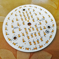 Circuit imprimé vierge PCB rond, taille carrée, taille mcpcb, utilisé pour les ampoules LED 3w 5w 7w 9w 12w 15w 18w