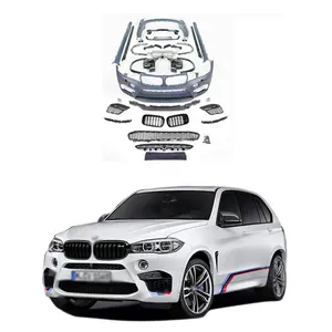 מכירה לוהטת גוף ערכות X5 סדרת F15 M סגנון עבור 2014y ~ רכב פגושים פגוש fucts פליטה טיפים אביזרי רכב סיטונאי חלקי רכב