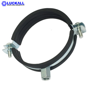 Collier de serrage suspendu en acier inoxydable poli de haute qualité 304 de 3 pouces pour raccord de tuyauterie avec collier de serrage fendu en caoutchouc - Product Image 6