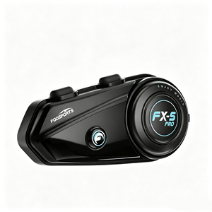 Intercomunicador <span class=keywords><strong>Bluetooth</strong></span> FODSPORTS FX-S Pro para Motocicletas BT5.4, Comunicação para 2 Pilotos, Redução de Ruído CVC, Alto-falante Premium HRSQS, Compatível com Todos os Capacetes - Product Image 1