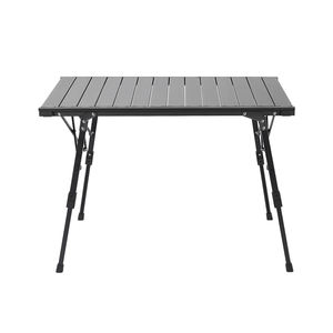 Outdoor Garden Compact Lightweight Aluminum Frame <b>Foldable</b> Egg Roll Camping <b>Table</b> for Coffee Dining BBQ - Product Image 2