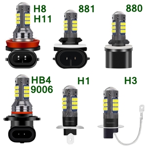<span class=keywords><strong>Bombillas</strong></span> LED antivaho para luces de conducción blancas 9006 12V 24V H1 H3 H11 H8 881 HB4 880 2016 H27 6000K - Product Image 2