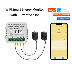 스마트 WiFi 전력계 클램프 스마트 홈 에너지 모니터 실시간 추적 전기 사용량 양방향 솔라 네트 계량 - Product Image 3