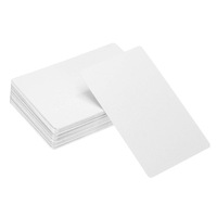 Cartes de visite vierges en aluminium pour transfert thermique par sublimation - Cartes d'invitation et de remerciement imperméables