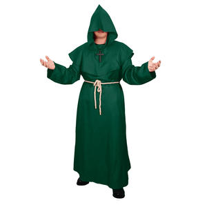 Costume de <span class=keywords><strong>moine</strong></span> <span class=keywords><strong>noir</strong></span> médiéval Renaissance pour adultes hommes femmes Halloween Cosplay MDEC-003 - Product Image 5