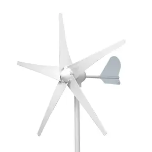 Turbina aerogeneradora Horizontal de 600W, 800W, 12V, 24V, 3/5 hojas, molino de viento, uso doméstico con cargador MPPT gratis, impermeable