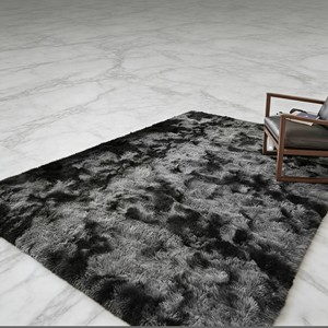 Tappeto in peluche lavato con tecnologia <span class=keywords><strong>Smart</strong></span> Home, effetto tie-dye sfumato, per soggiorno, camera da letto, divano, comodino, davanzale e come tappetino da pavimento - Product Image 1