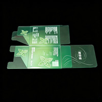 Boîte d'emballage en plastique PET pliable et recyclable sur mesure, impression personnalisée, vente en gros, pour aliments, bonbons, cosmétiques