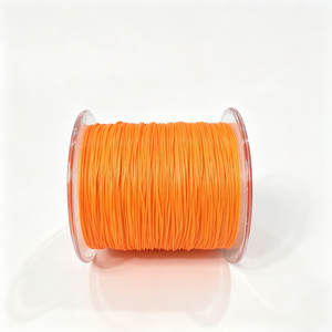 Prix direct usine – Bobine de 500 m – Ligne de pêche tressée PE <span class=keywords><strong>4</strong></span> brins – Haute visibilité orange – Ligne de pêche robuste pour eau salée - Product Image 3