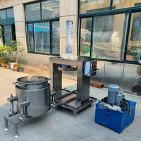 Oranje Koude Juicer Commercieel Fruit Hydraulisch Sap Pers Kokosmelk Horizontale Hydraulische Pers