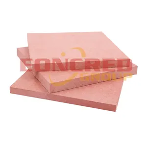 18Mm B1 Fire Flame Retardant Proof Resistant Rated MDF Board Price Moisture Proof MDF And Black MDF Wood Fiber Board