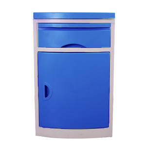 Table de chevet en ABS en gros, armoire d'hôpital en plastique, meuble de rangement mobile multifonctionnel écologique pour chambre à coucher, adultes et personnes âgées - Product Image 2