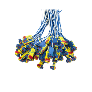 Fabrika imalatı emniyet fiş araba araçlar için uygun 2 Pin mavi konnektör emniyet kemeri kablo demeti özel - Product Image 4