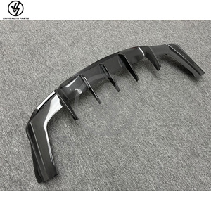 Diffuseur arrière en fibre de carbone brillant style R pour Benz AMG GT GTS 2015-2018, pièces de voiture - Product Image 6