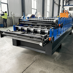 Machine à double couche pour tôles de toiture ondulées 836 et trapézoïdales 840, haute productivité, populaire en Bolivie - Product Image 4